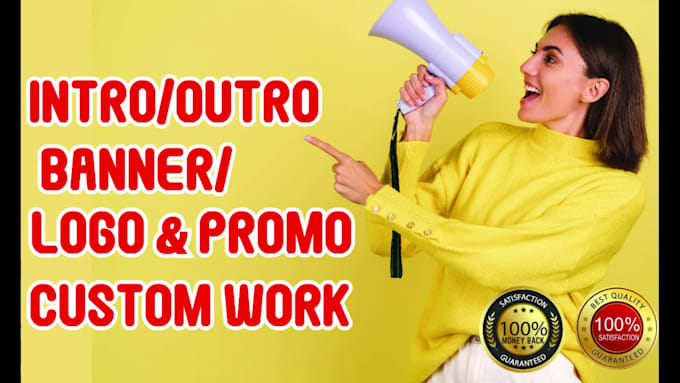 do youtube intro video, outro or promo video