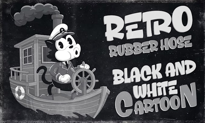 do retro rubber hose cartoon character or illustration