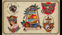 create awesome old school tattoo style design