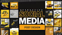 create attractive social media post design for you