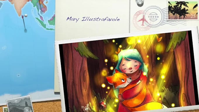 draw charming children handmade illustrations