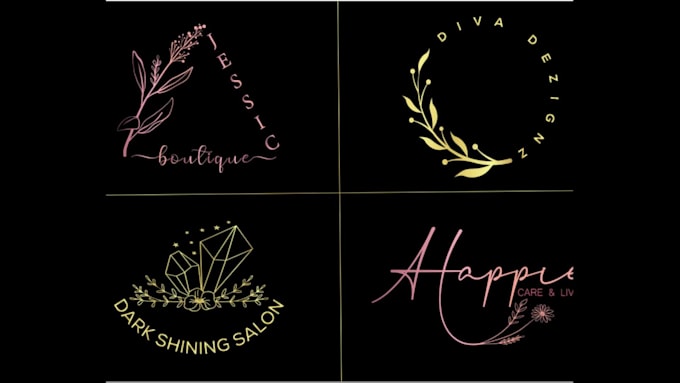 Design luxury feminine,fashion,beauty or boutique logo by Nusratferdaws ...