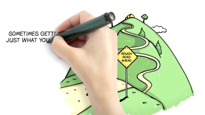 create a professional whiteboard animation digital hand drawn