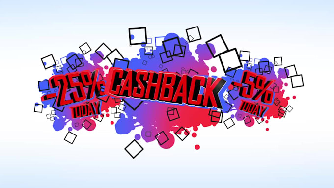 create explosion banner sticker with your discounts
