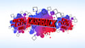 create explosion banner sticker with your discounts
