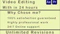 do professional video editing, youtube, real estate, travel video editing