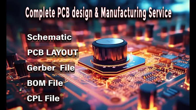 design pcb, circuit and schematic with easyeda, kicad, altium and proteus