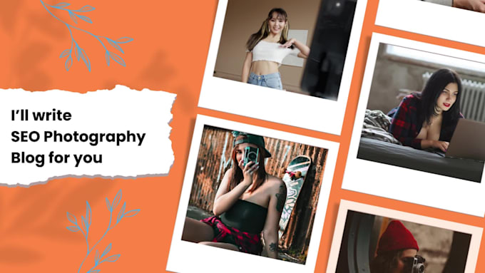 write SEO photography blog posts for you