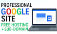 design a stunning google site with free domain setup