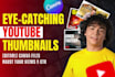 design amazing custom canva youtube thumbnail templates