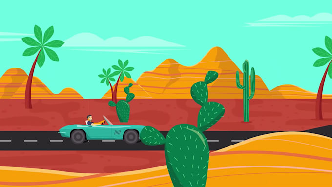 create a 2d animated explainer video to promote your product or service