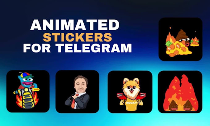 draw telegram animated crypto project stickers meme crypto sticker chat sticker
