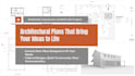 design floor plans and architectural drawings as your architect