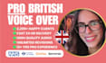 record a british female voice over