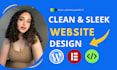 design redesign clean responsive wordress website bluehost godaddy hostinger
