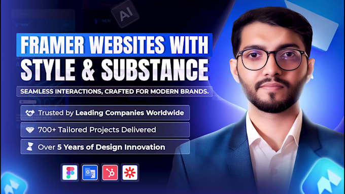 create modern and interactive framer website