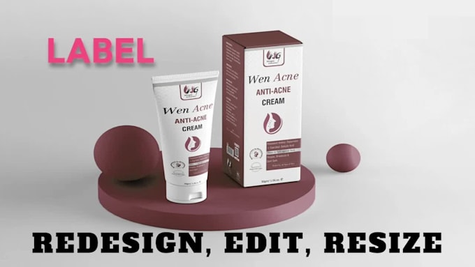 redesign, edit, update, and modify your label and packaging