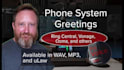 record your business phone greeting or voicemail