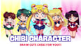 draw cute chibi character, chibi anime art for profile picture free emotes