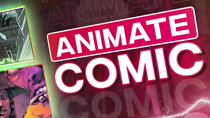 do motion for your comic, webtoon, manga