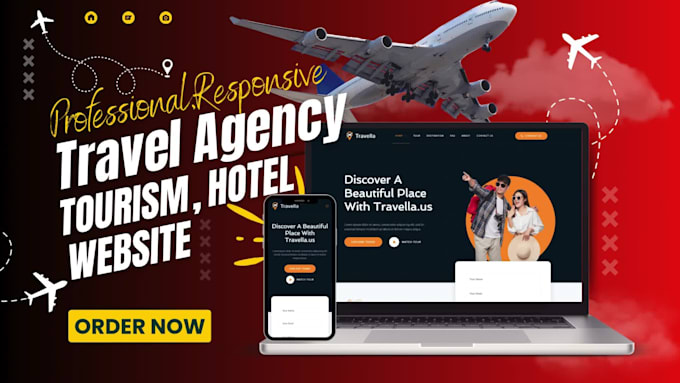 do travel agency website, tourism website, hotel website
