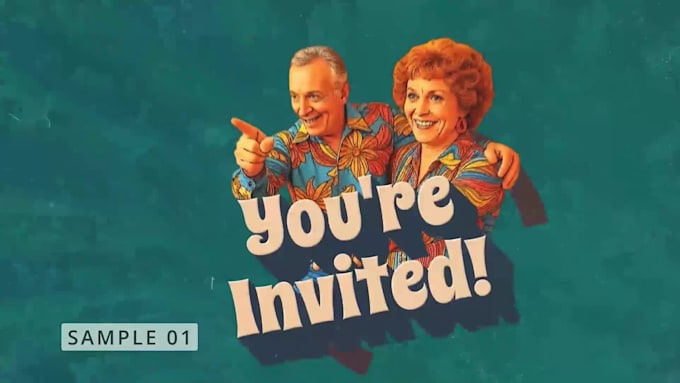 make party invitation video promo save the date