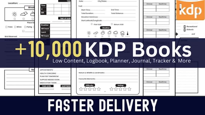 how to create a low content book on amazon kdp