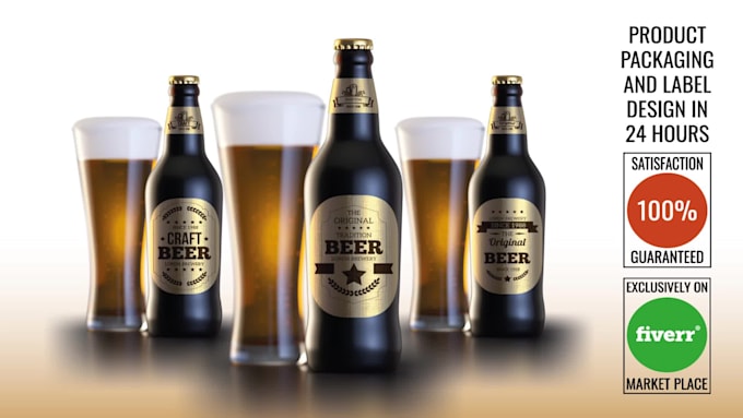 do product packaging, cbd label, supplement label, beer label, can label design