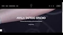 tattoo website design shopify booking tattoo artist website