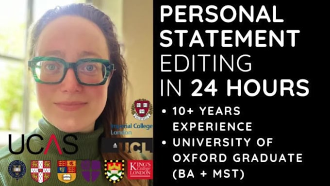 professionally proofread and edit your personal statement within 24 hours