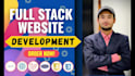 build a full stack web app using PHP laravel reactjs nextjs
