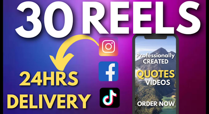 create  motivational quotes reels or motivational video