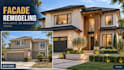 create a realistic 3d exterior rendering for your house facade remodeling
