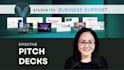 write your powerpoint presentation or pitch deck