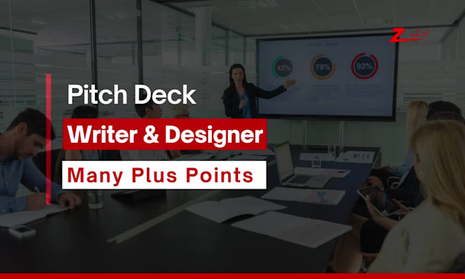 write content and design pitch deck