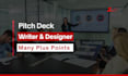 write content and design pitch deck