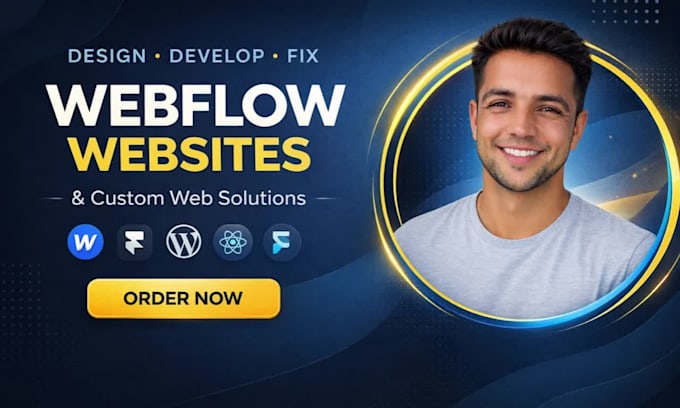 design develop and setup cms of webflow websites