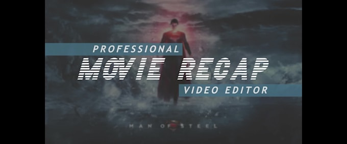 Big Deals! I will edit movie recap videos with no copywrite claim for youtube