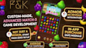 do candy crush match 3 game reskin with iap and admob