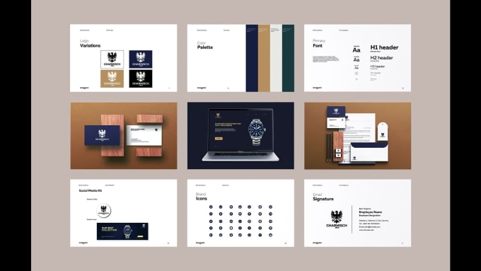 Design logo, brand guidelines, brand style guides, and brand book ...