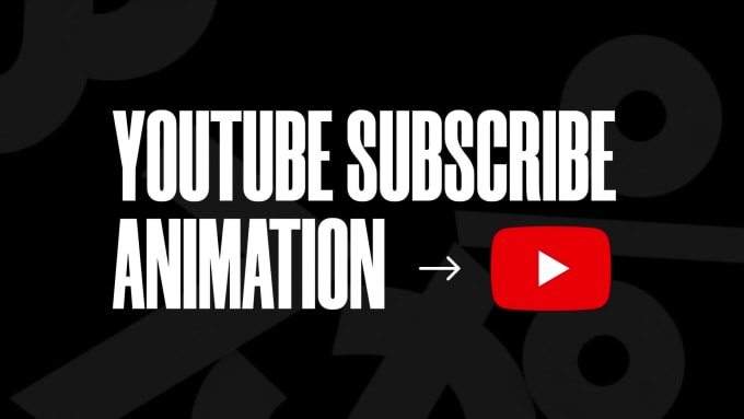 Create awesome youtube subscribe button animation by Raff_dsgn | Fiverr