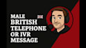 record your male voicemail or phone message
