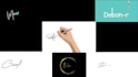 do create handwritten signature logo animation