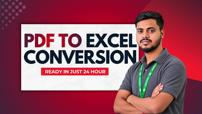 convert PDF to excel, clean data, and format your spreadsheet