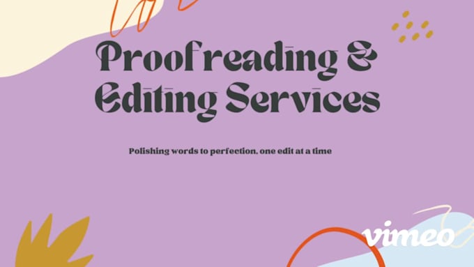 professionally proofread, edit, and polish your document