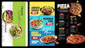 design animated or static digital menu, TV menu or menu board for restaurants
