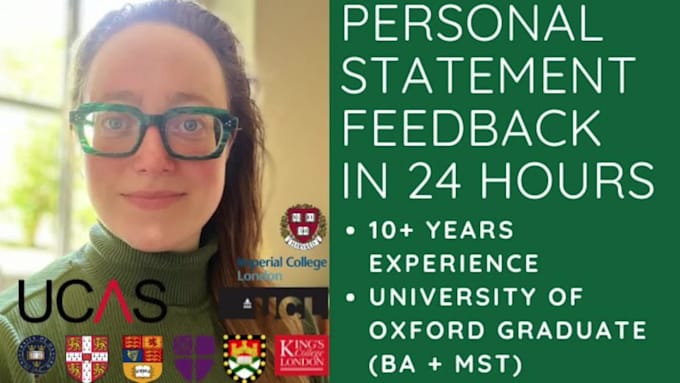 give detailed feedback on your personal statement within 24 hours
