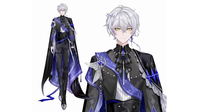 create custom anime live2d vtuber model and rig