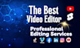 do video creation, editing, making and quote video creation for youtube