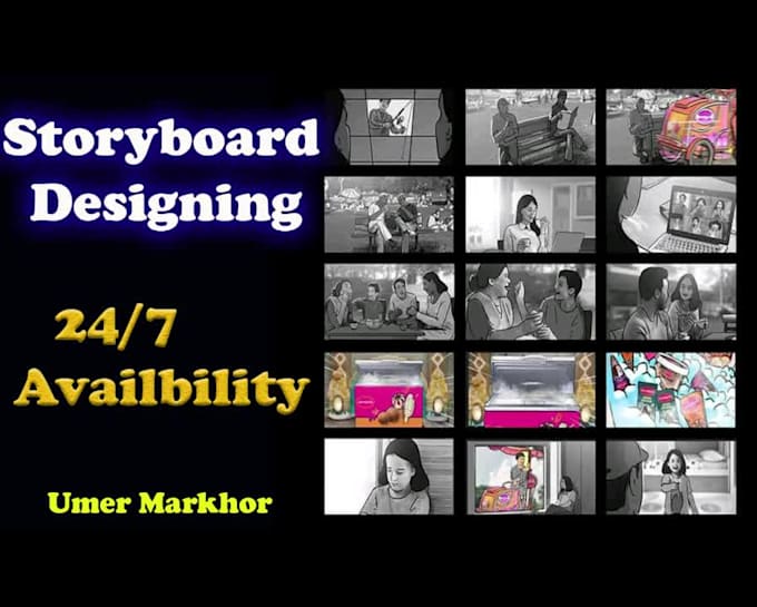 create amazing storyboard frames for commercial use
